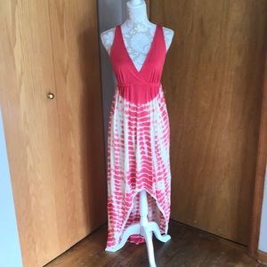 NWOT Gypsy 05 tie dye hi/low dress. Size M